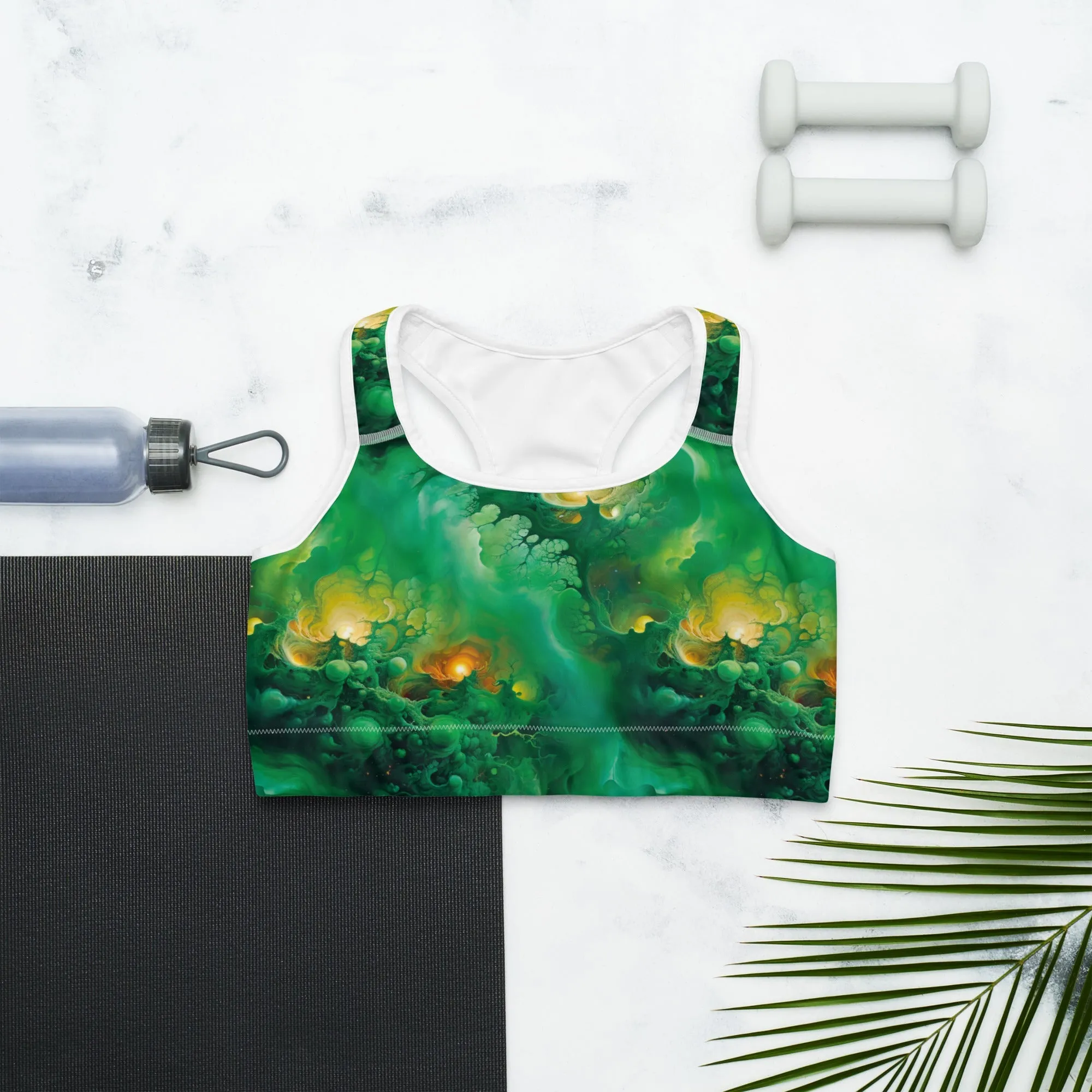 Sports bra - Viridian Shroud