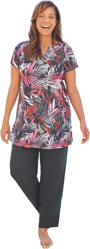 Swimsuits For All Women's Chlorine Resistant Swim Tunic (Plus