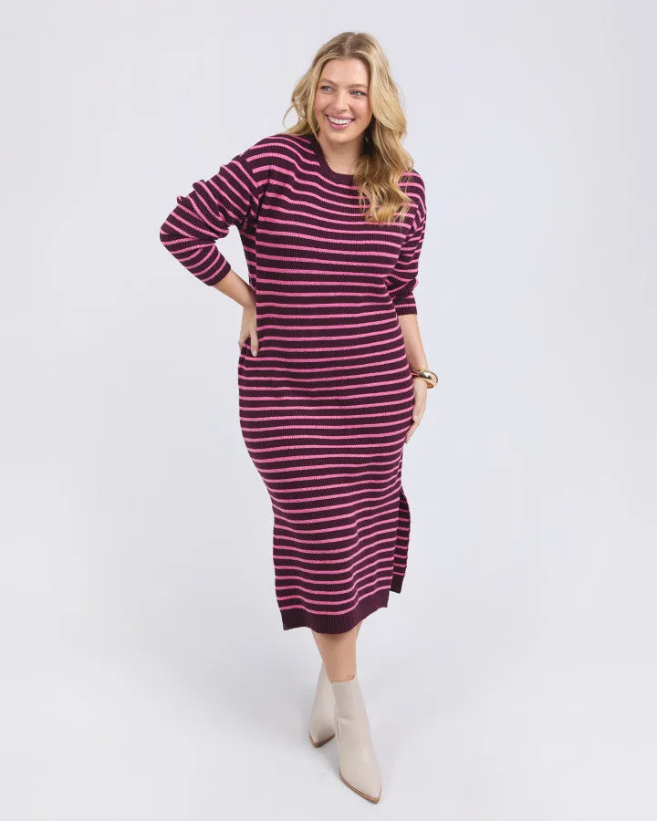 Tess Stripe Knit Dress