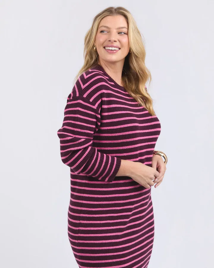 Tess Stripe Knit Dress