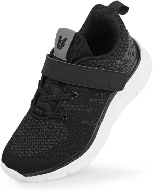Tobfis Boys Girls Kids Arch Support Strap Running Athletic Tennis Shoes Breathable School Walking Sneakers Better for Flat Feet (Toddler/Little/Big Kid)