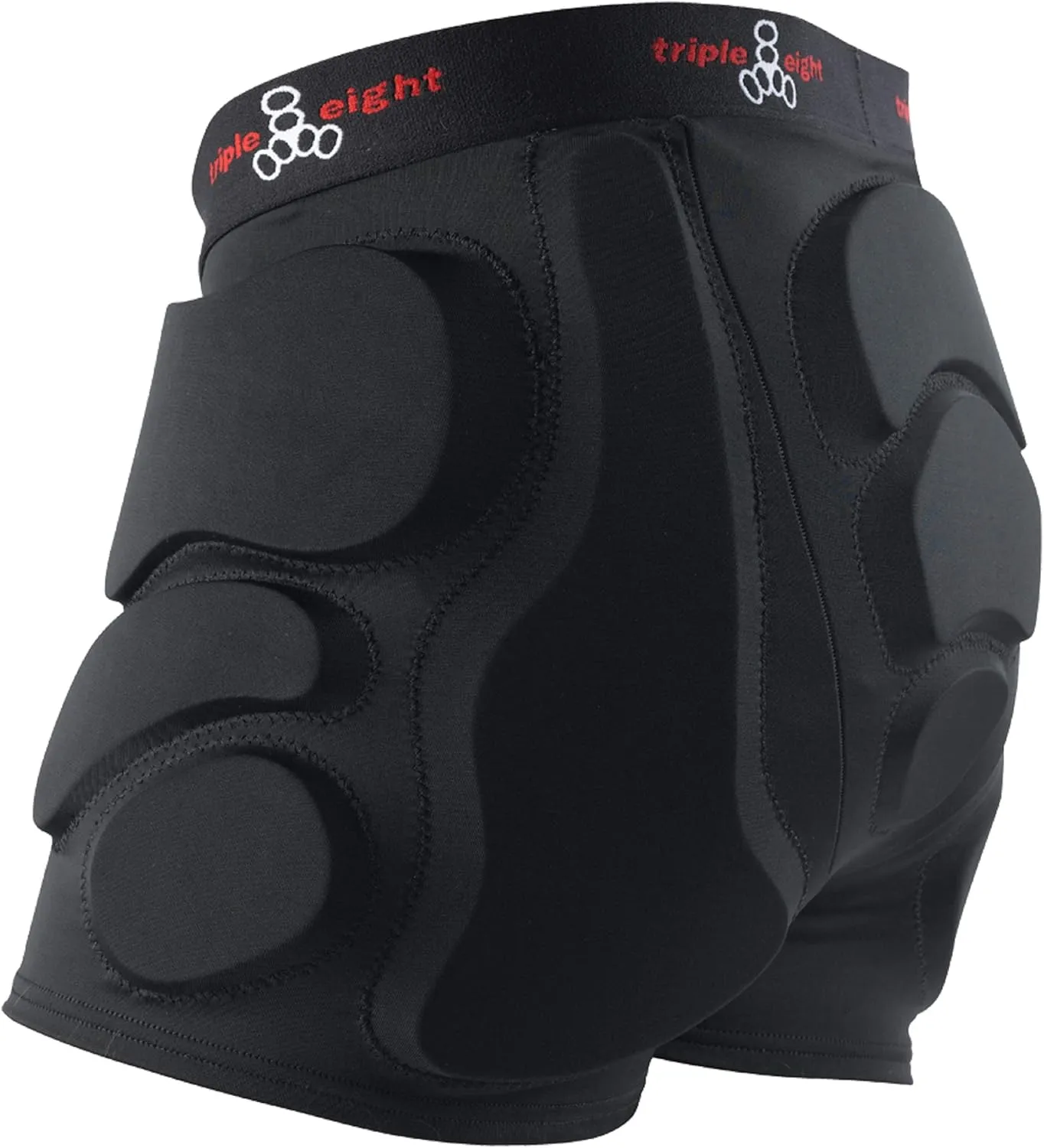 Triple Eight RD Bumsaver Women's Padded Shorts for Roller Derby, Skateboarding and Skating, Medium Black