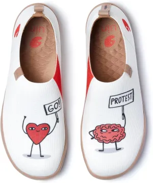 UIN Women's Art Travel Shoes Toledo Ⅰ Knit Slip On Comfort Sneaker Art Series