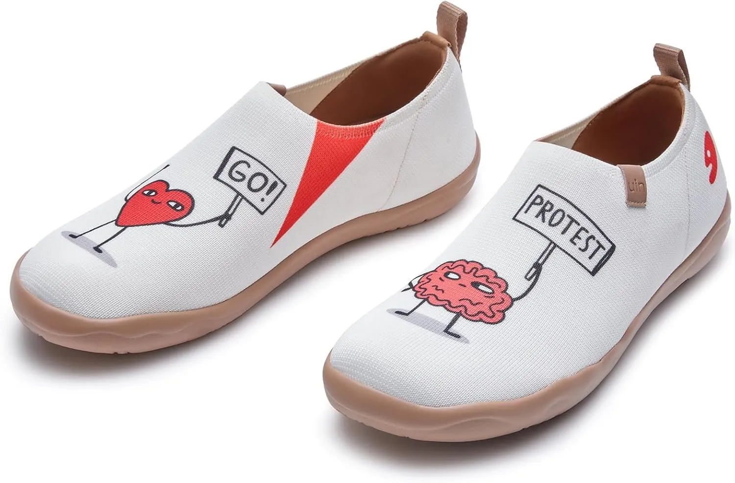 UIN Women's Art Travel Shoes Toledo Ⅰ Knit Slip On Comfort Sneaker Art Series