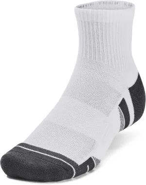Under Armour Unisex UA Performance Tech Quarter Socks 3-Pack - Sweat Wicking Accessories XL