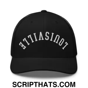 Upside Down Louisville Embroidered Mesh Trucker Hat