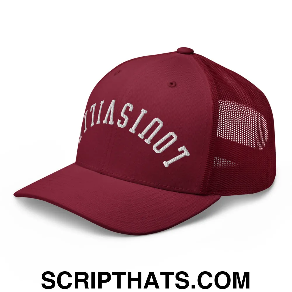 Upside Down Louisville Embroidered Mesh Trucker Hat