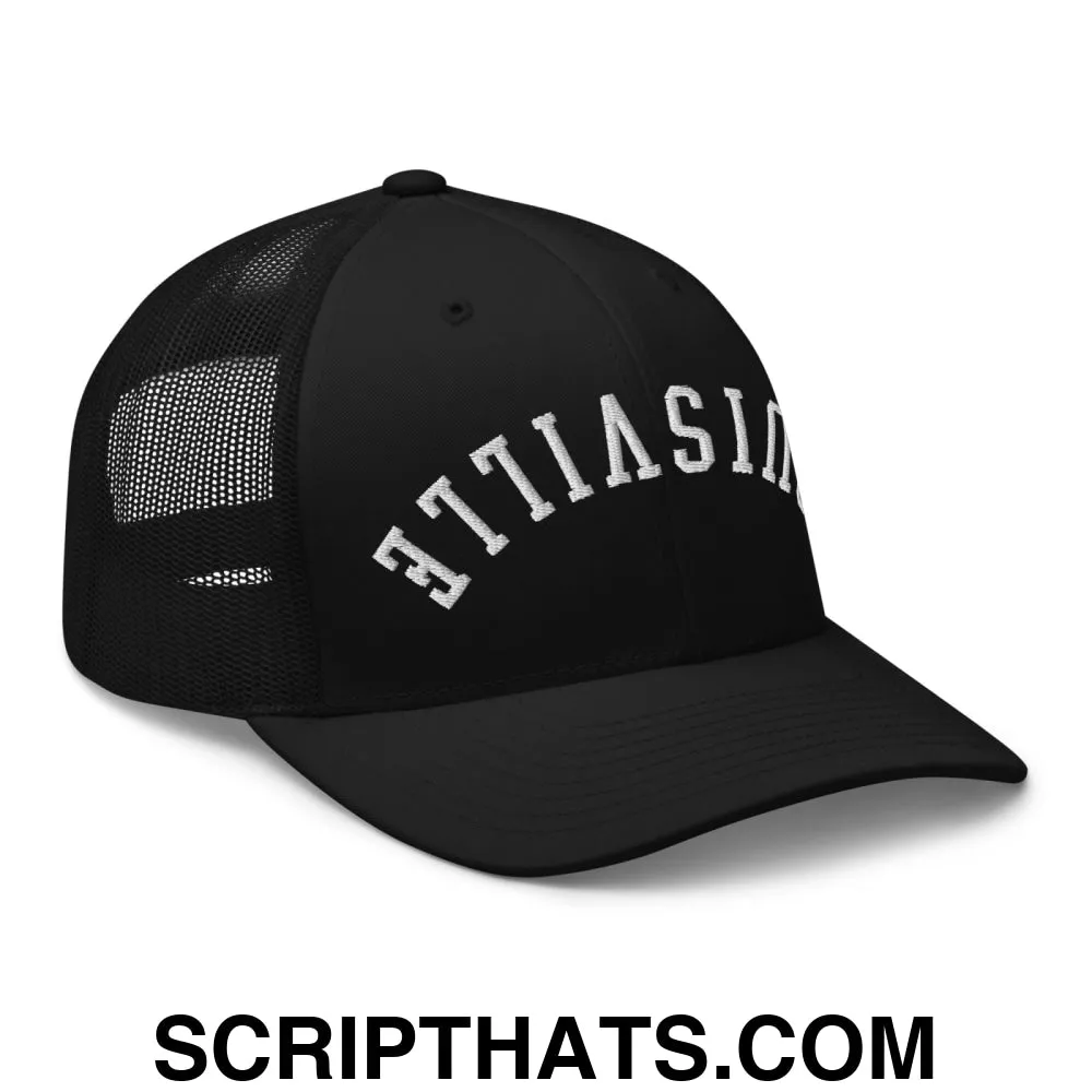 Upside Down Louisville Embroidered Mesh Trucker Hat