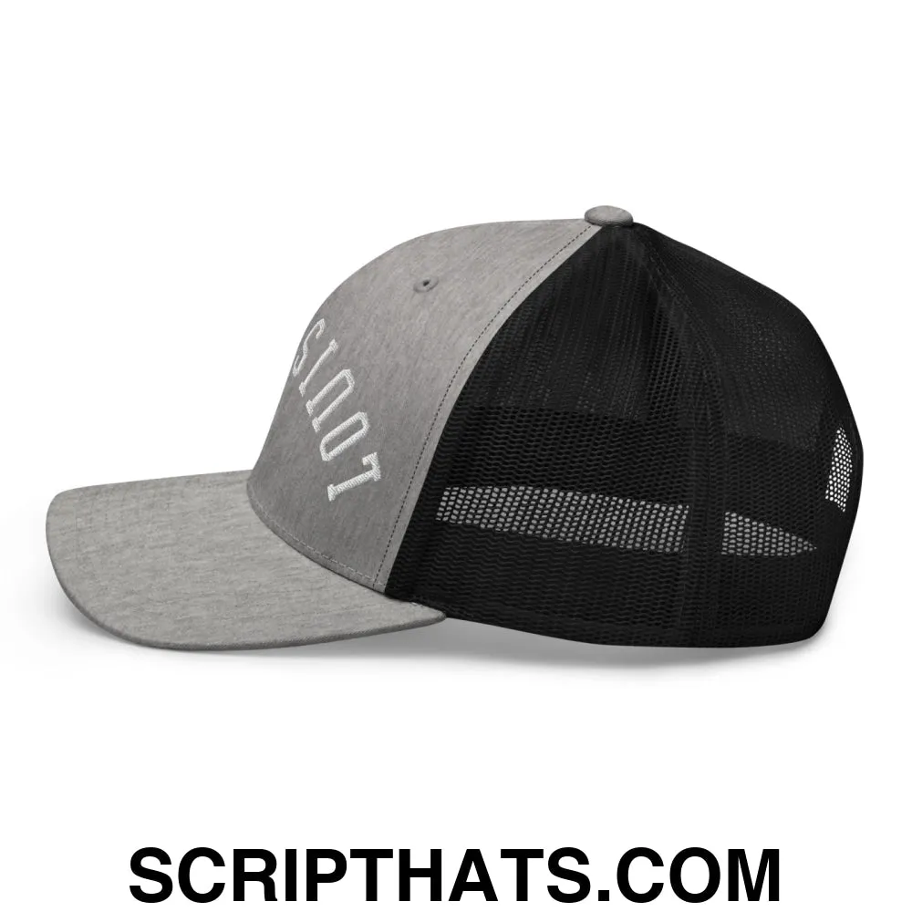 Upside Down Louisville Embroidered Mesh Trucker Hat