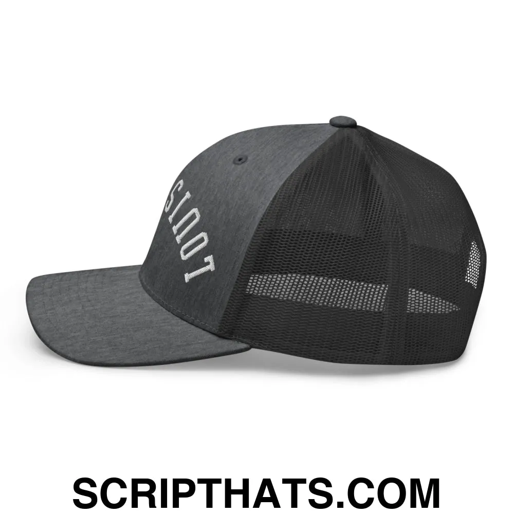 Upside Down Louisville Embroidered Mesh Trucker Hat