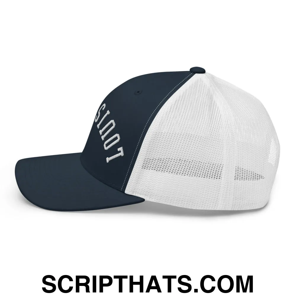 Upside Down Louisville Embroidered Mesh Trucker Hat