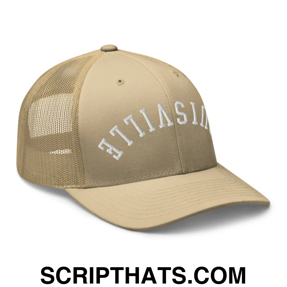 Upside Down Louisville Embroidered Mesh Trucker Hat