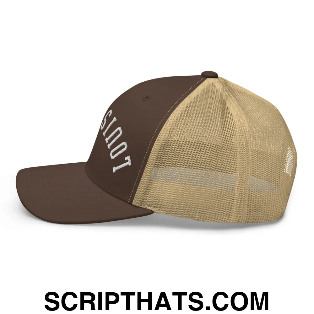 Upside Down Louisville Embroidered Mesh Trucker Hat
