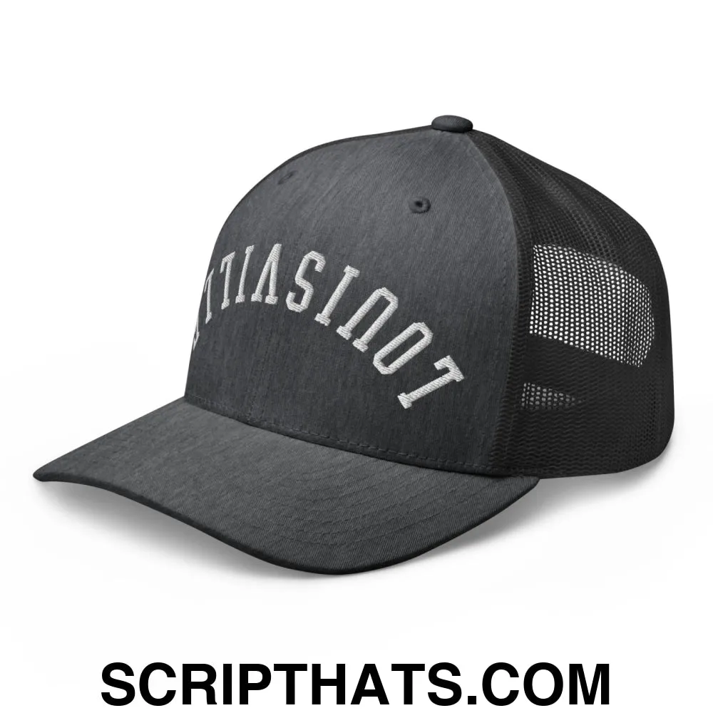 Upside Down Louisville Embroidered Mesh Trucker Hat