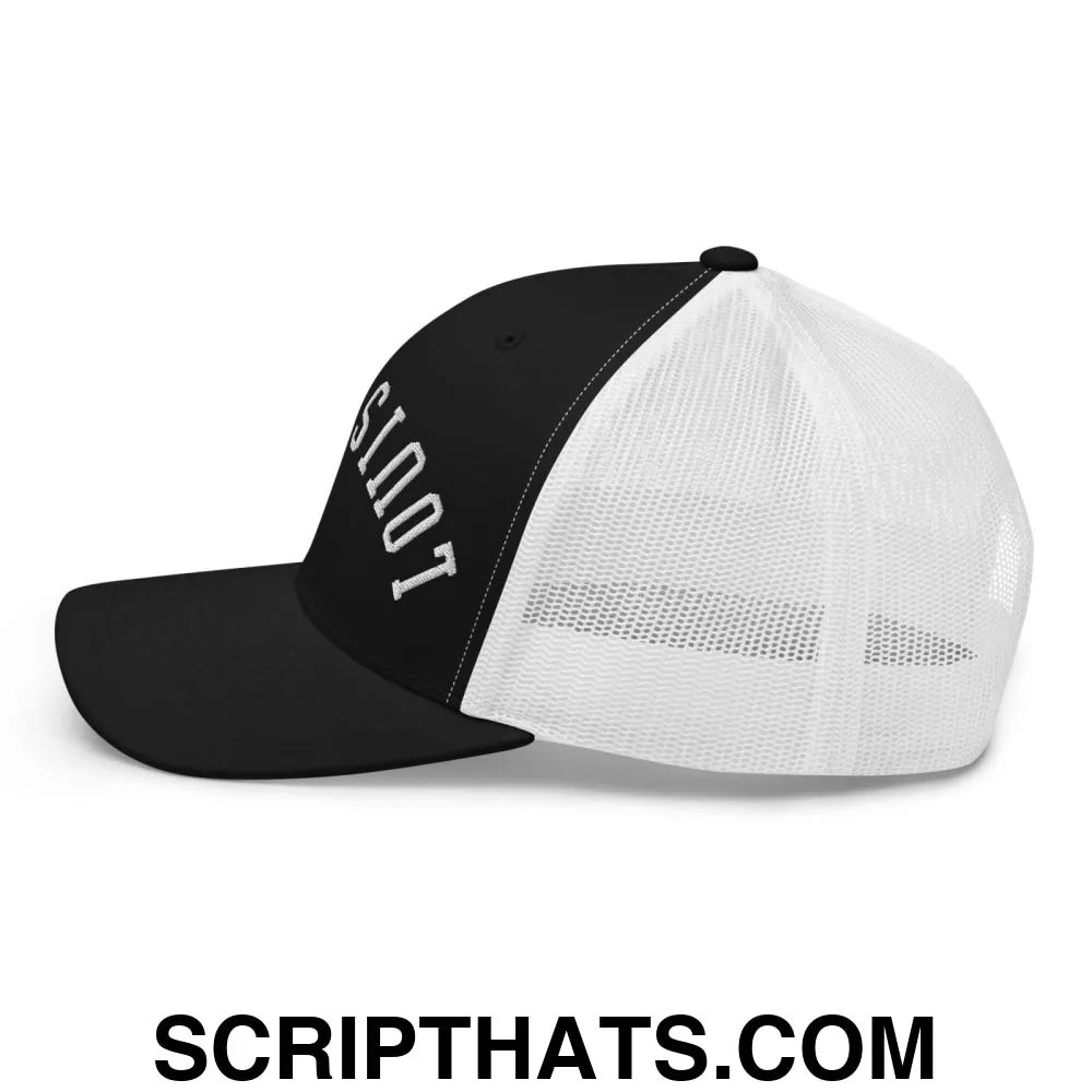 Upside Down Louisville Embroidered Mesh Trucker Hat