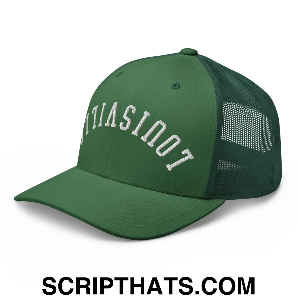 Upside Down Louisville Embroidered Mesh Trucker Hat