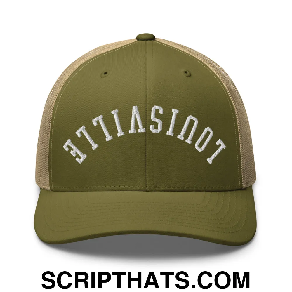 Upside Down Louisville Embroidered Mesh Trucker Hat