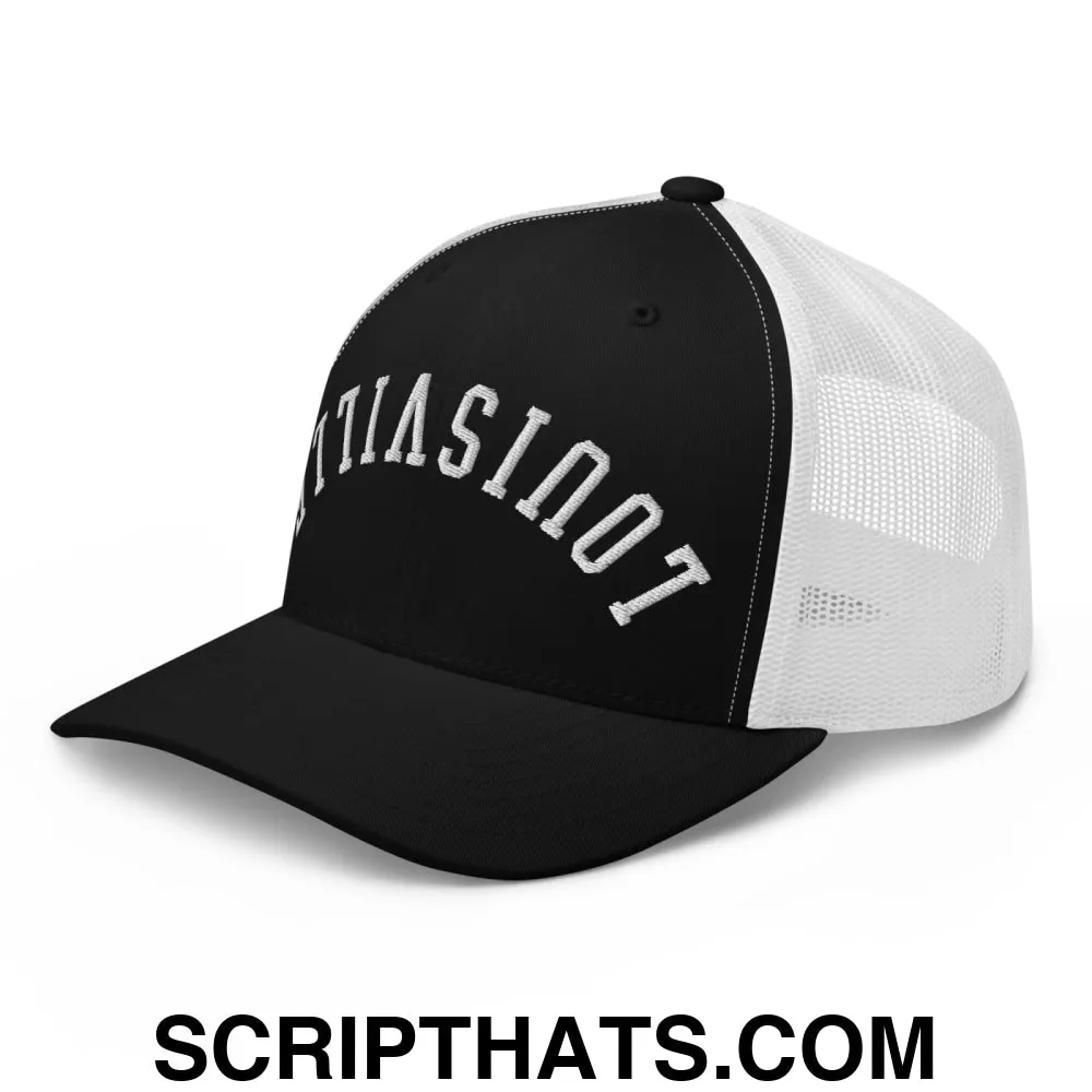 Upside Down Louisville Embroidered Mesh Trucker Hat