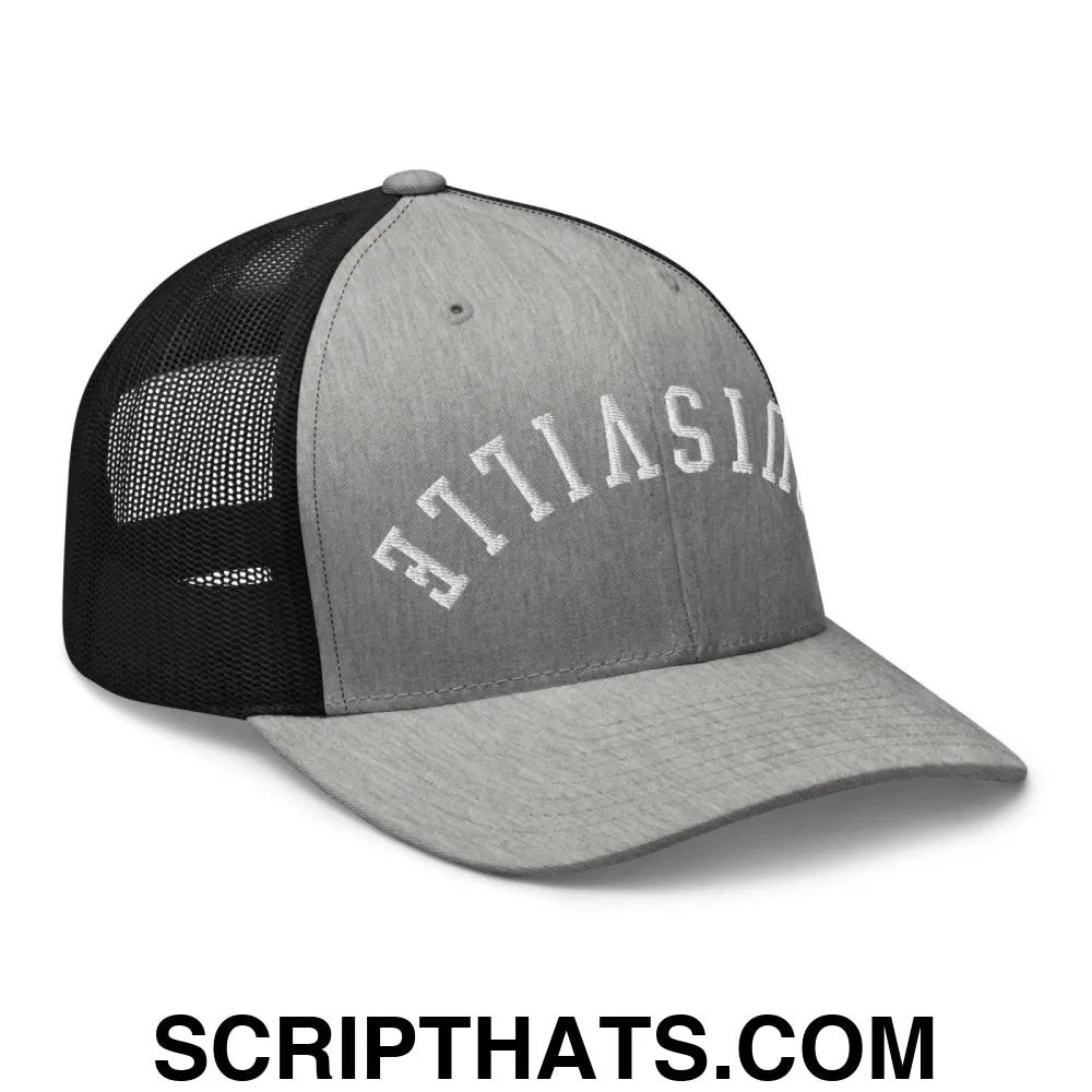 Upside Down Louisville Embroidered Mesh Trucker Hat