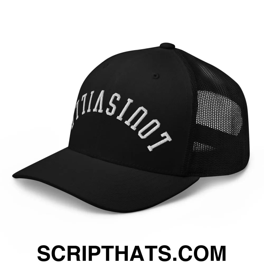 Upside Down Louisville Embroidered Mesh Trucker Hat