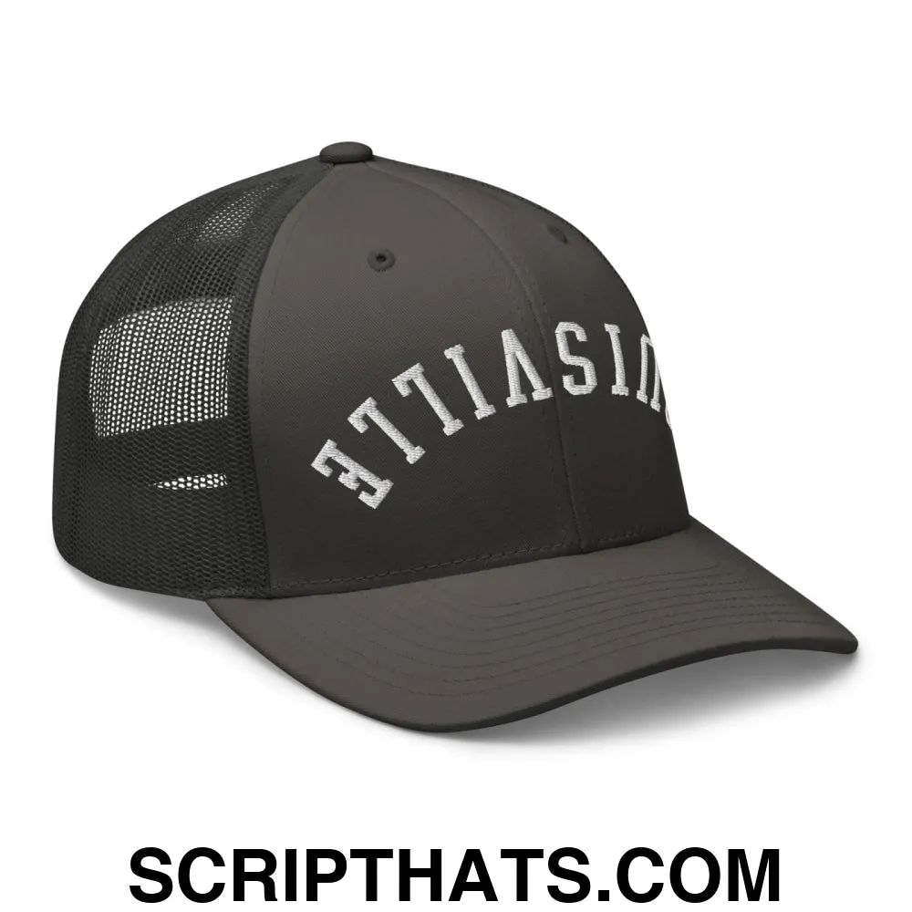 Upside Down Louisville Embroidered Mesh Trucker Hat