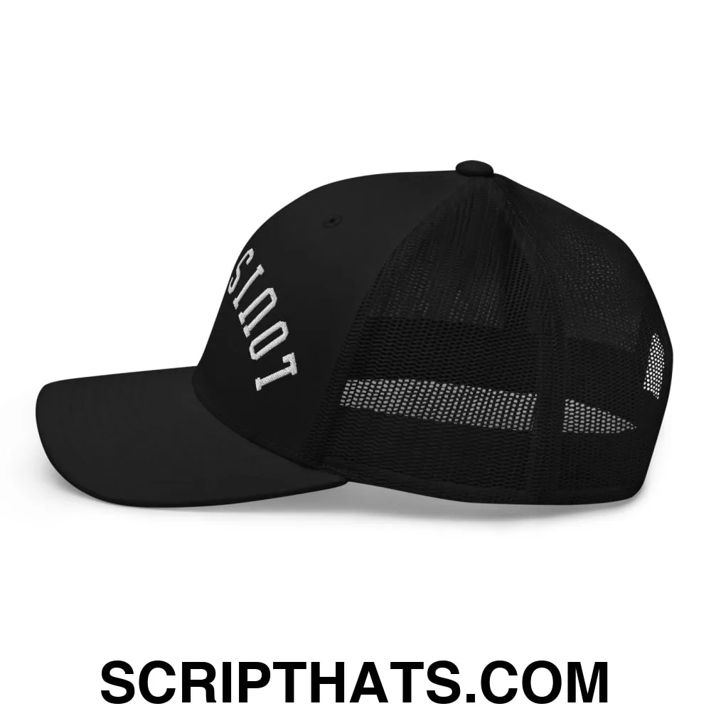 Upside Down Louisville Embroidered Mesh Trucker Hat