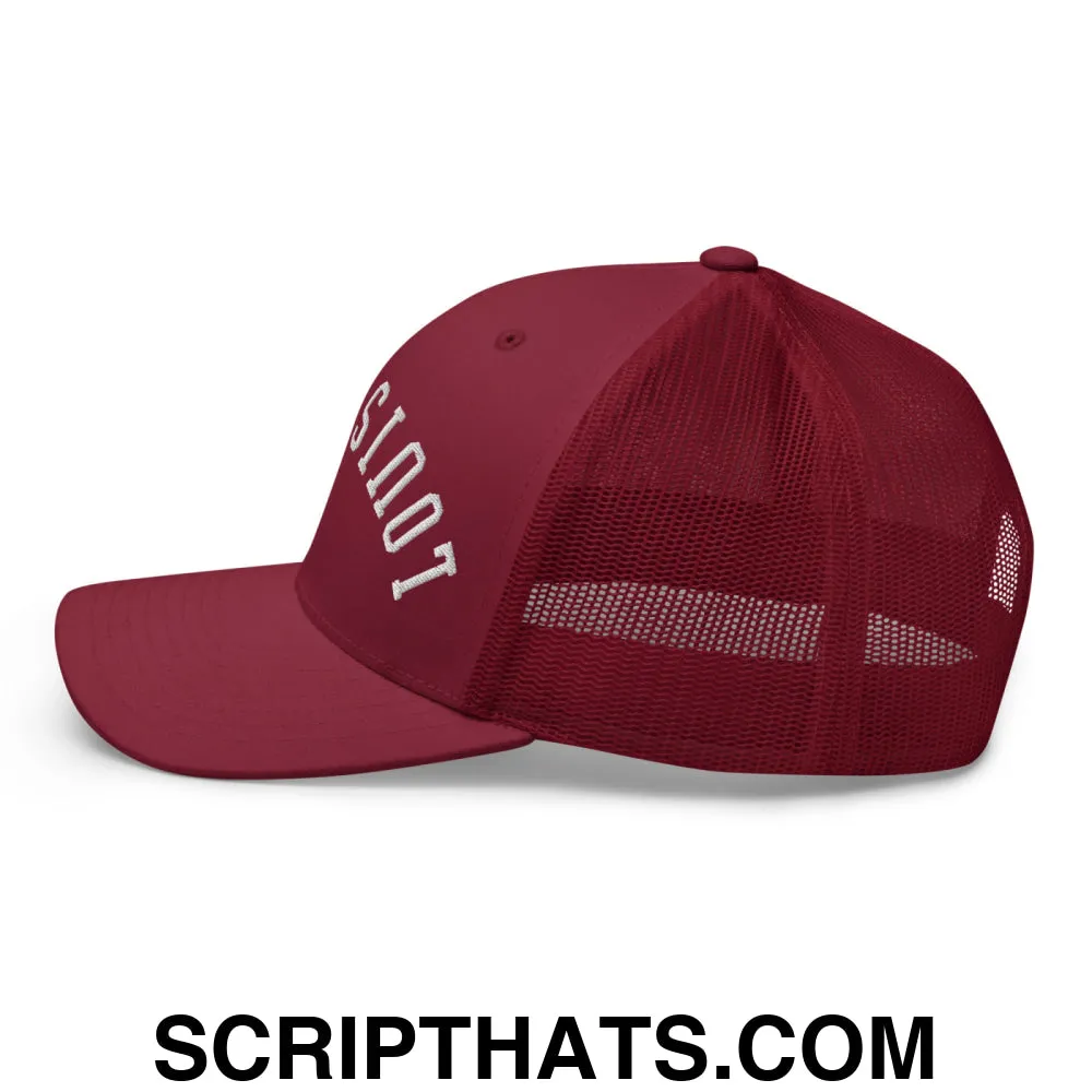 Upside Down Louisville Embroidered Mesh Trucker Hat