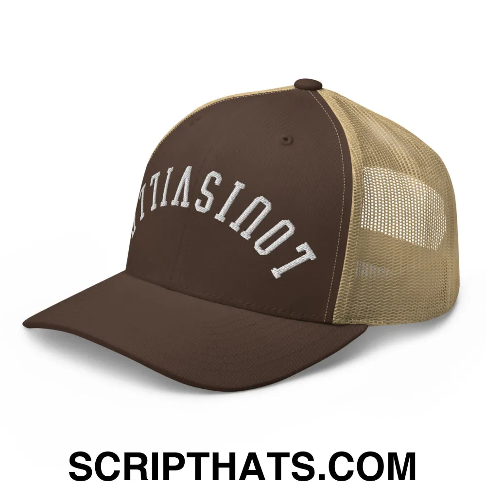 Upside Down Louisville Embroidered Mesh Trucker Hat