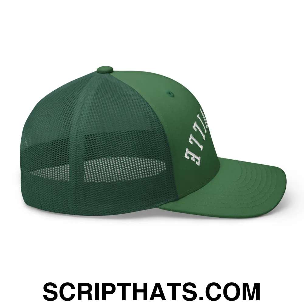 Upside Down Louisville Embroidered Mesh Trucker Hat