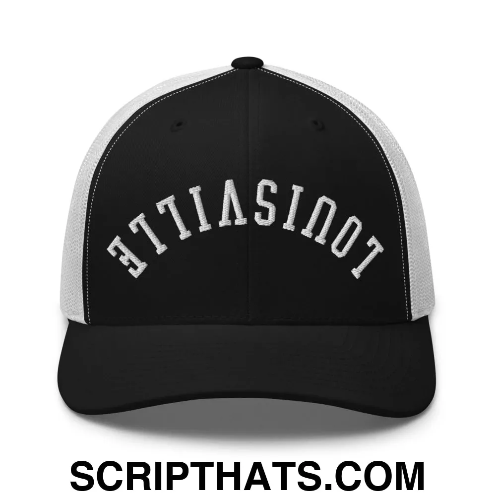 Upside Down Louisville Embroidered Mesh Trucker Hat
