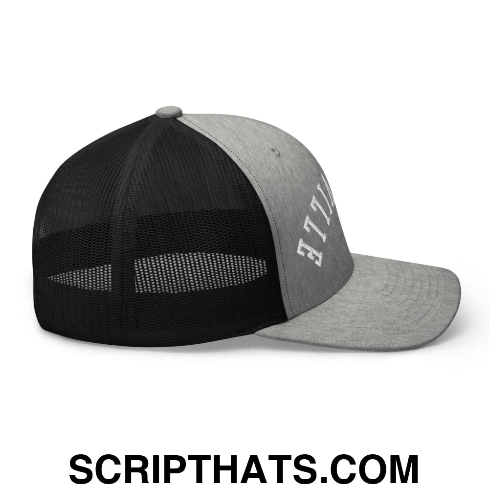 Upside Down Louisville Embroidered Mesh Trucker Hat