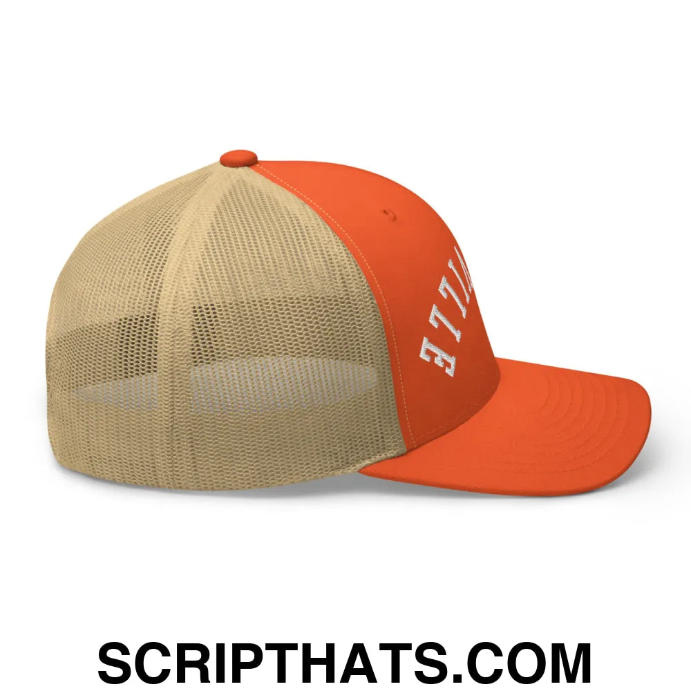 Upside Down Louisville Embroidered Mesh Trucker Hat