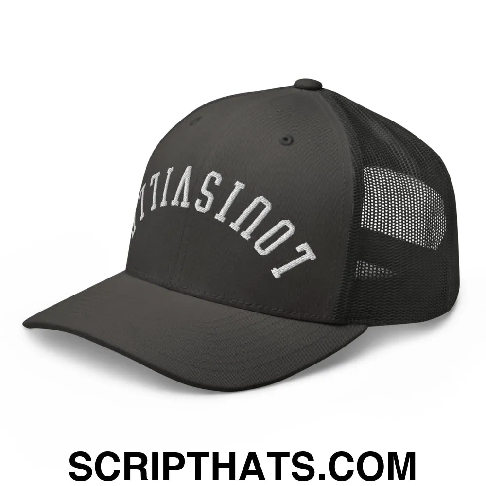 Upside Down Louisville Embroidered Mesh Trucker Hat