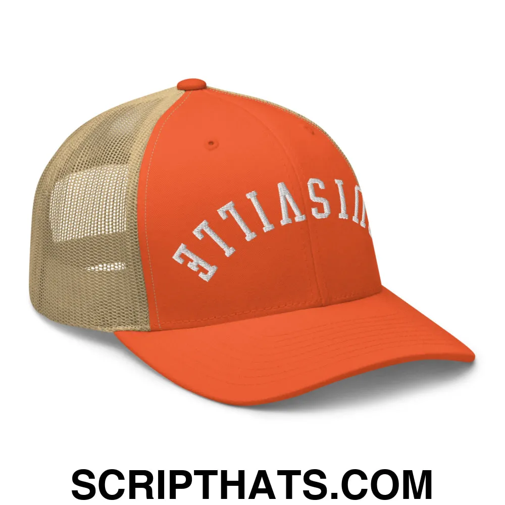 Upside Down Louisville Embroidered Mesh Trucker Hat