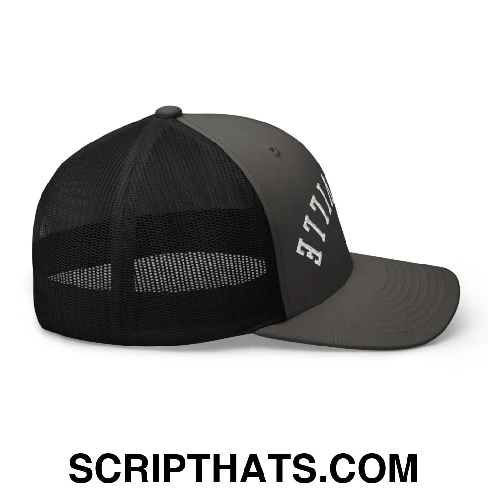 Upside Down Louisville Embroidered Mesh Trucker Hat
