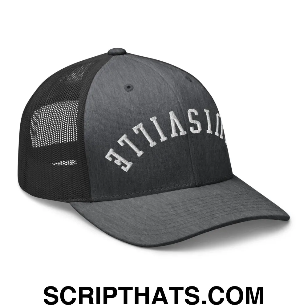 Upside Down Louisville Embroidered Mesh Trucker Hat