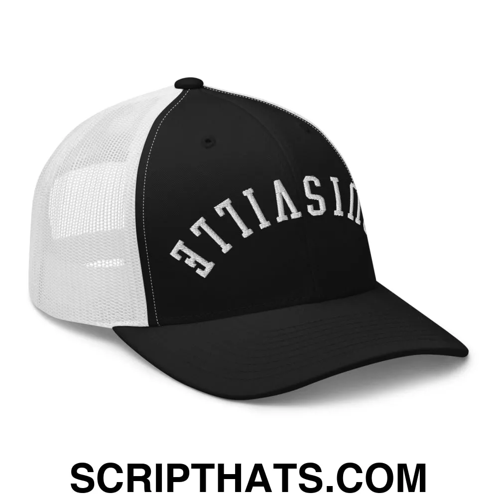 Upside Down Louisville Embroidered Mesh Trucker Hat