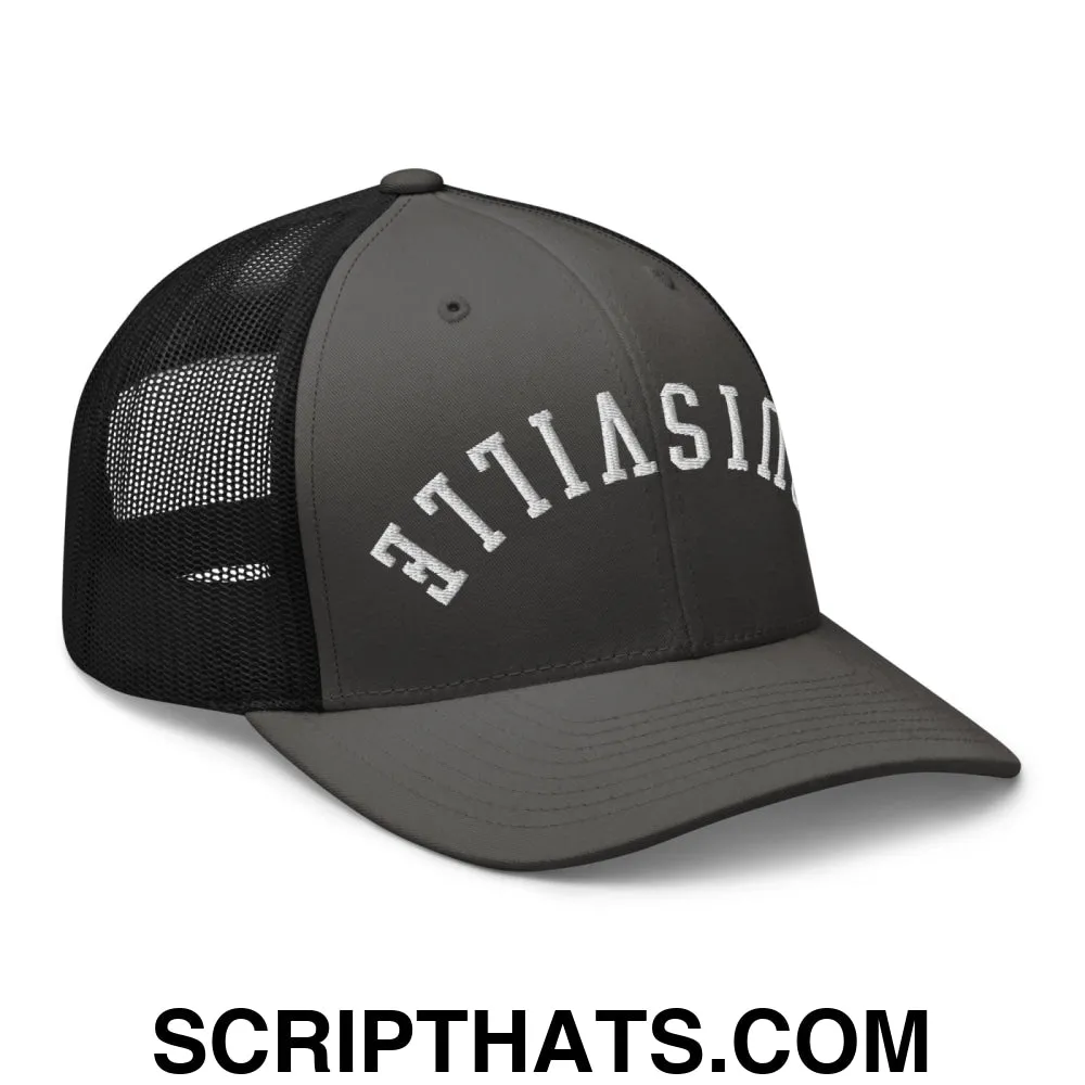 Upside Down Louisville Embroidered Mesh Trucker Hat
