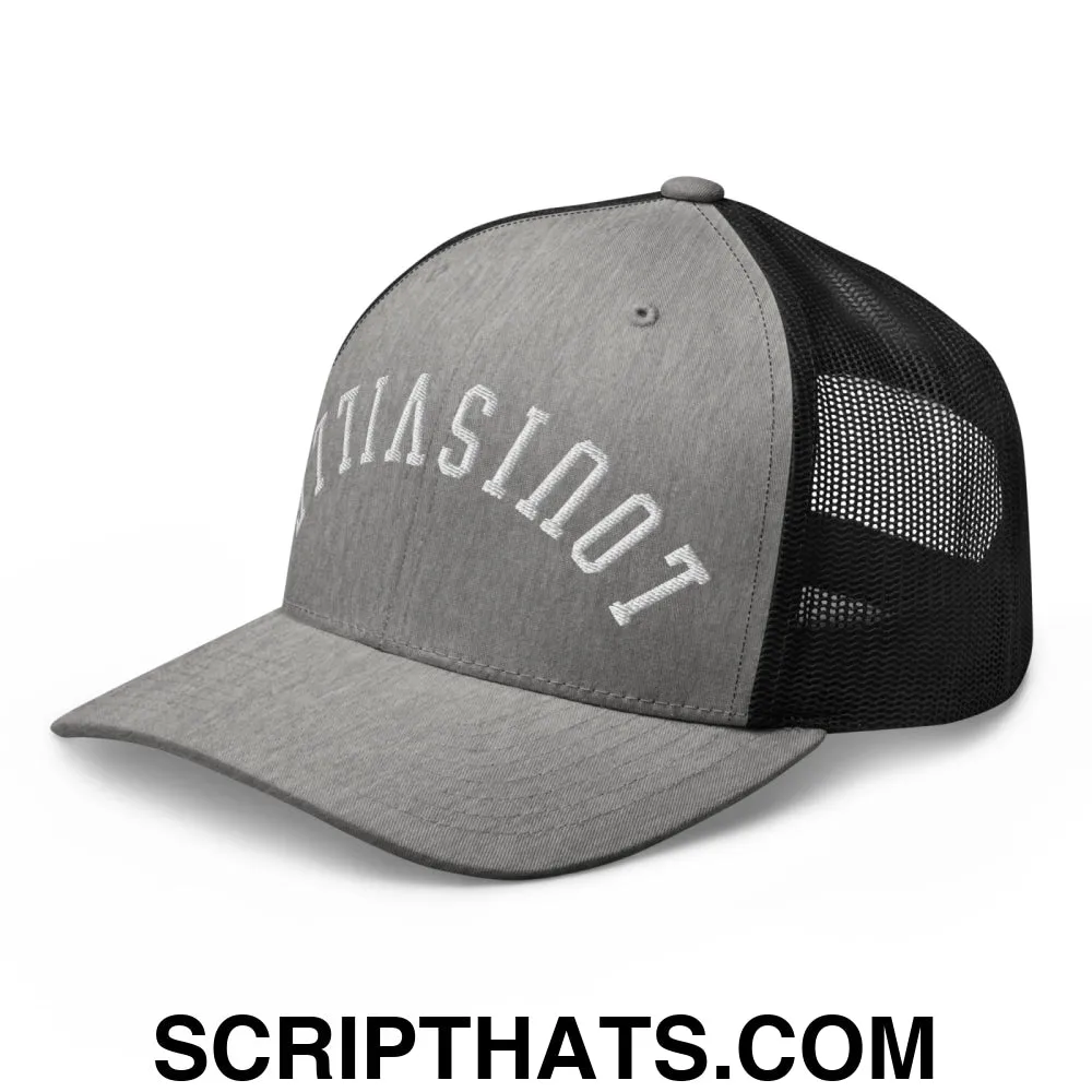 Upside Down Louisville Embroidered Mesh Trucker Hat