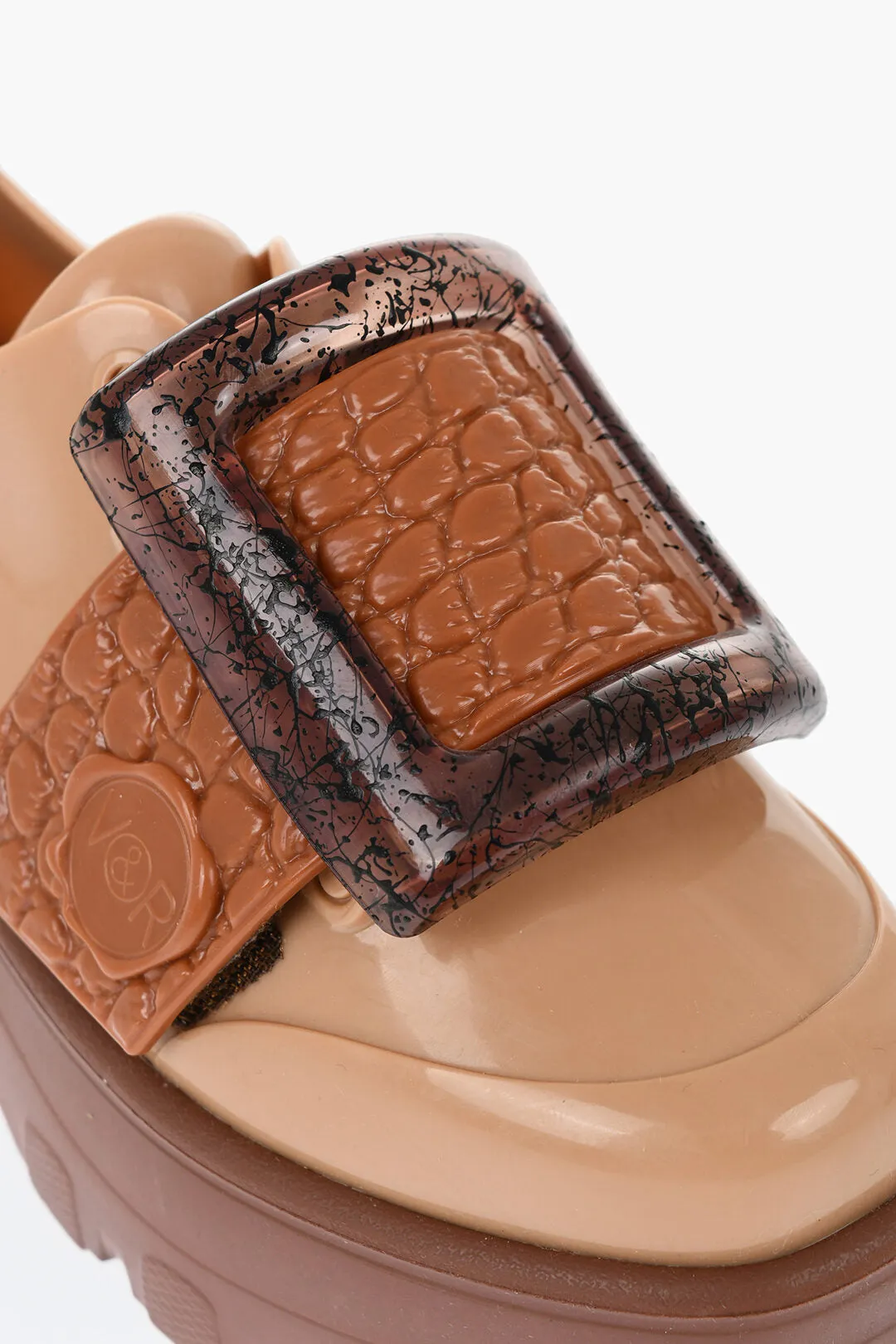 Viktor & Rolf MELISSA Rubber BUCKLE UP Derby Shoes