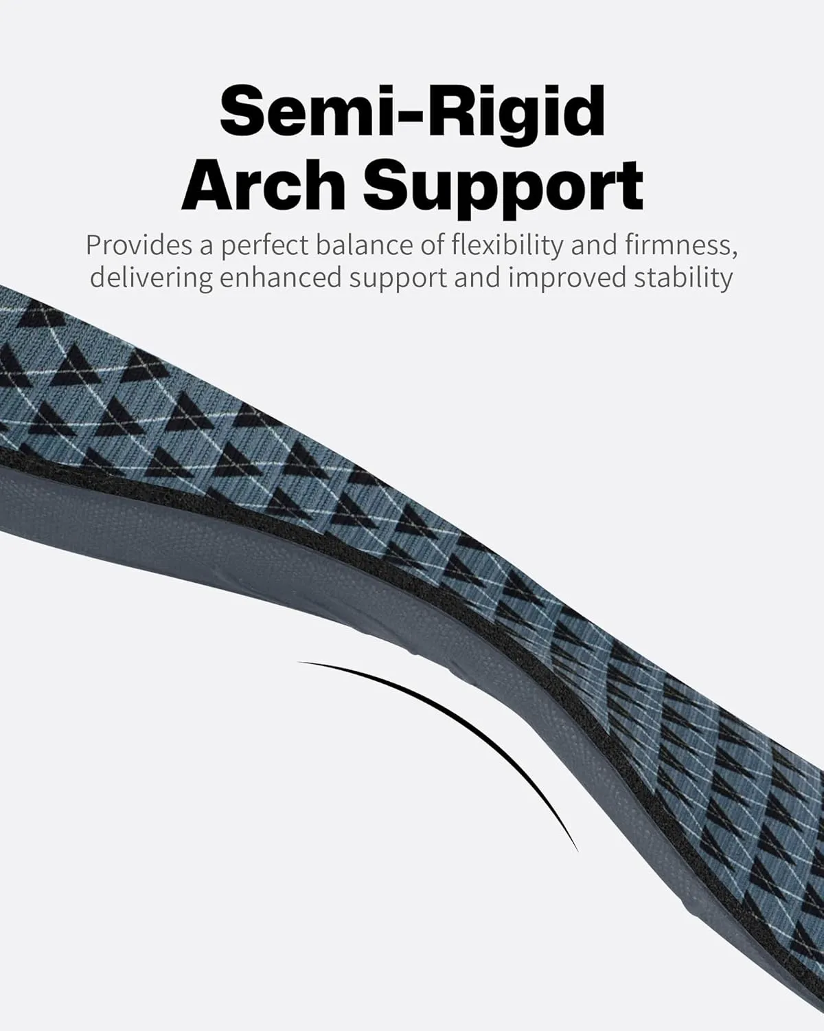 Walkhero Orthotic Inserts for Plantar Fasciitis, Arch Support Insoles for Everyday Comfort and Support, Relieve Foot Pain and Flat Foot (Mens 9-9 1/2 | Womens 11-11 1/2 Gray)