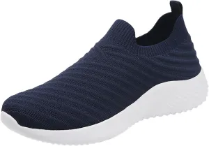 Walking Shoes Women Comfort Slip On Walking Shoes Casual Comfortable Lightweight Breathable Mesh Sock Shoe