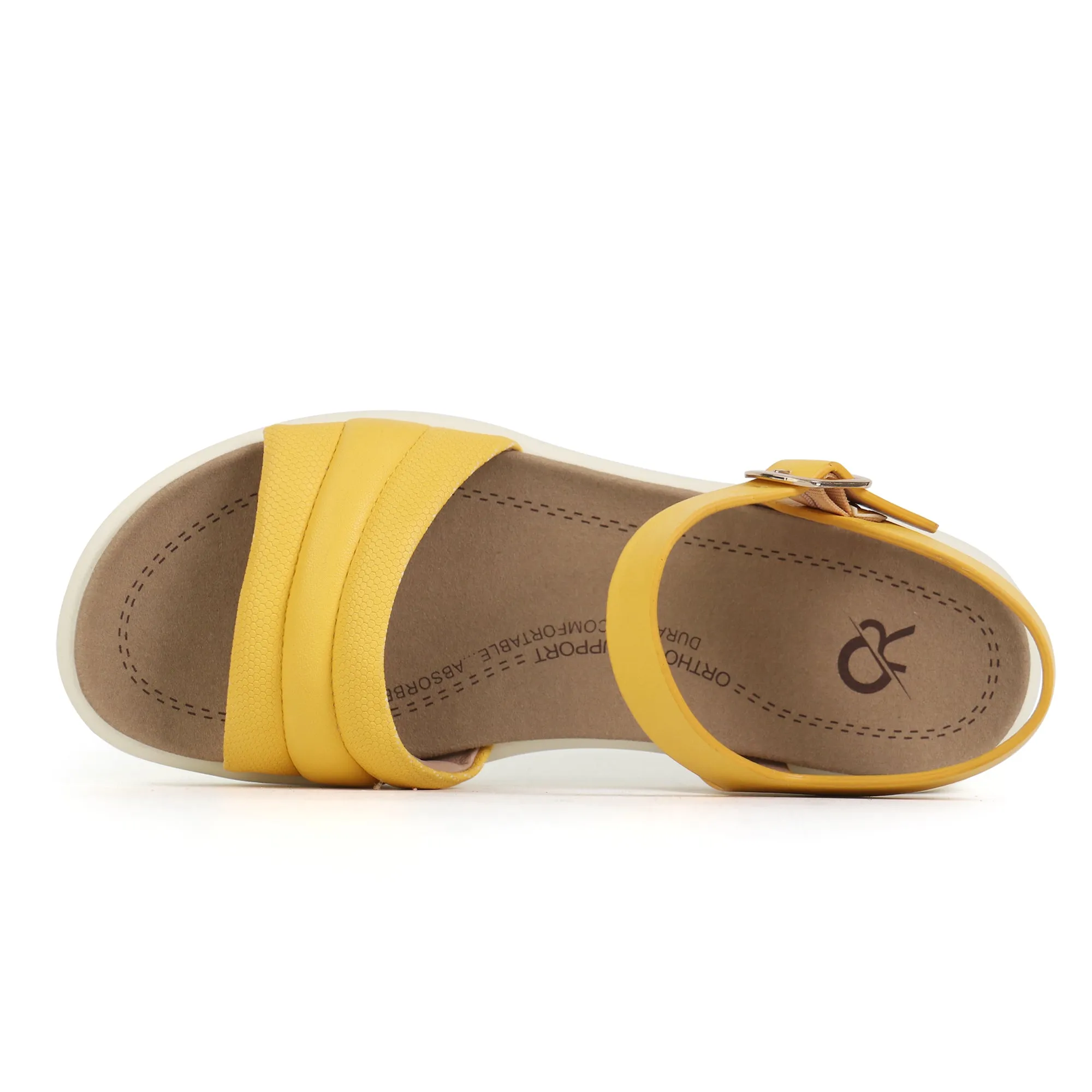 White Arch Support Sandals-Katie