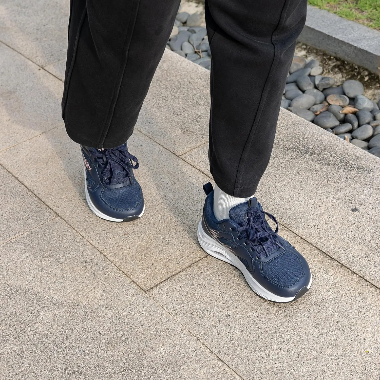 Wide Toe Box Shoes Women Arch Support Walking Shoes Plantar Fasciitis Orthotic Tennis Sneakers