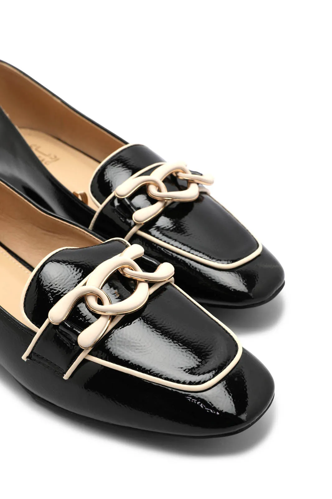 Women Black Embellished Loafer