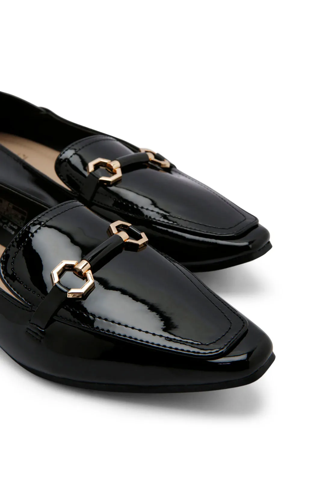 Women Black Embellished Loafer