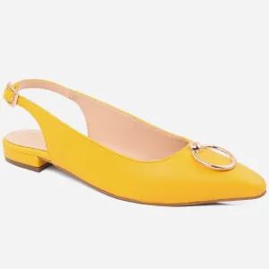 WOMEN "EMILY" LIGHTWEIGHT POINTED TOE FLAT SANDALS