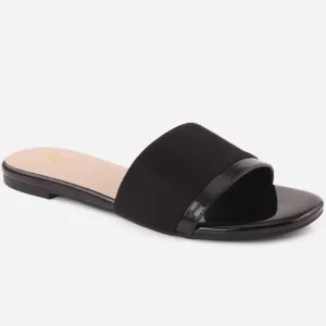 Women "MORAN" Glitter Mat Finish Slip On Slippers