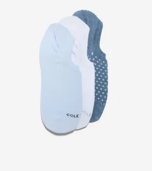 Women's 3-Pack Dot Sneakers Liner Socks