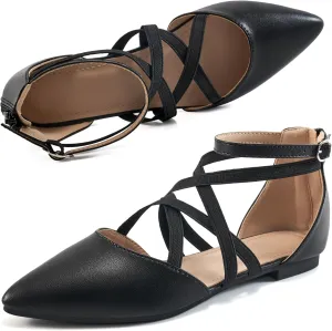 Womens Ballet Flats for Wedding : Comfortable Dress Work Flat for 2025 - Ladies Dressy Zipper Walking Shoes